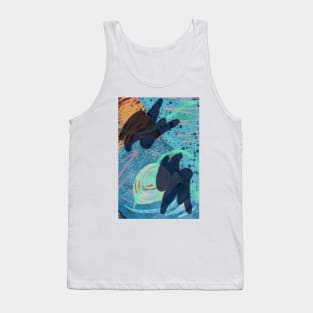 Abstract Ocean Fun Tank Top